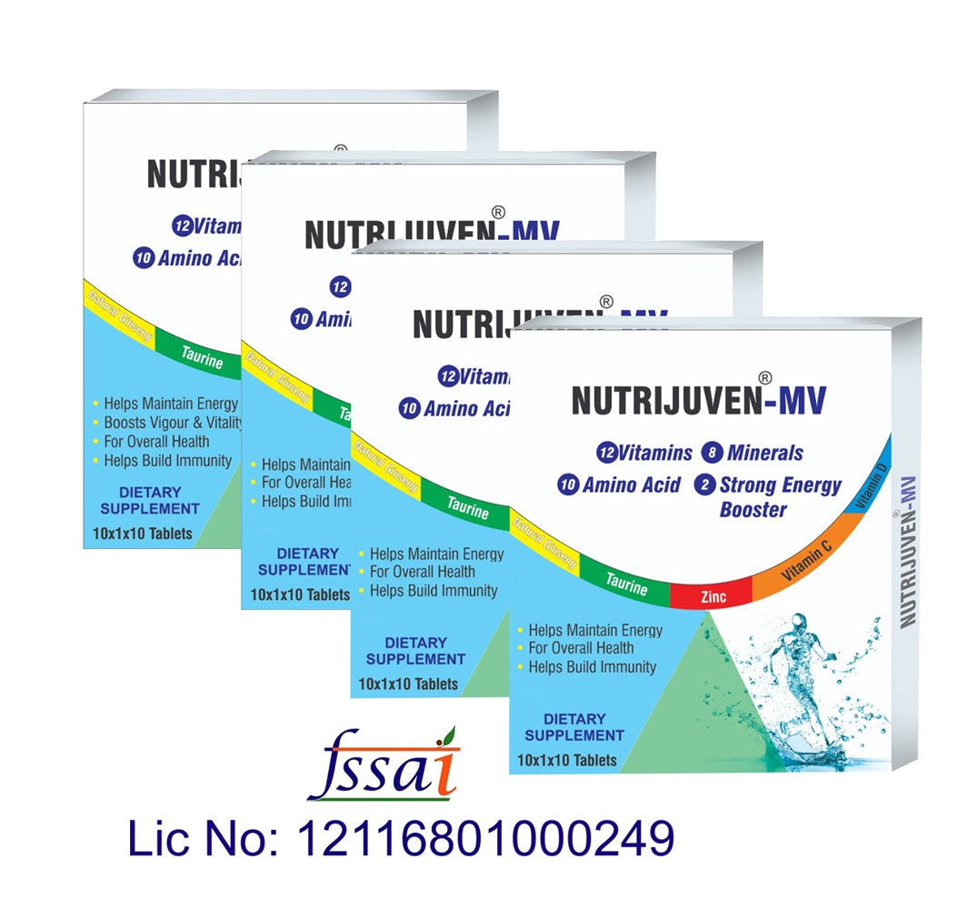 Nutrijuven MVVitamins Dietary Supplement - 10 Tablets