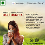 Himalayan Brew Joshanda Tea for Cold & Cough Relief | Immunity Booster Herbal Kadha – 100Gm