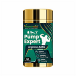 Vitaminnica Pump Expert Arginine AAKG Capsules - Nitric Oxide Muscle Pump Booster, 60 Count