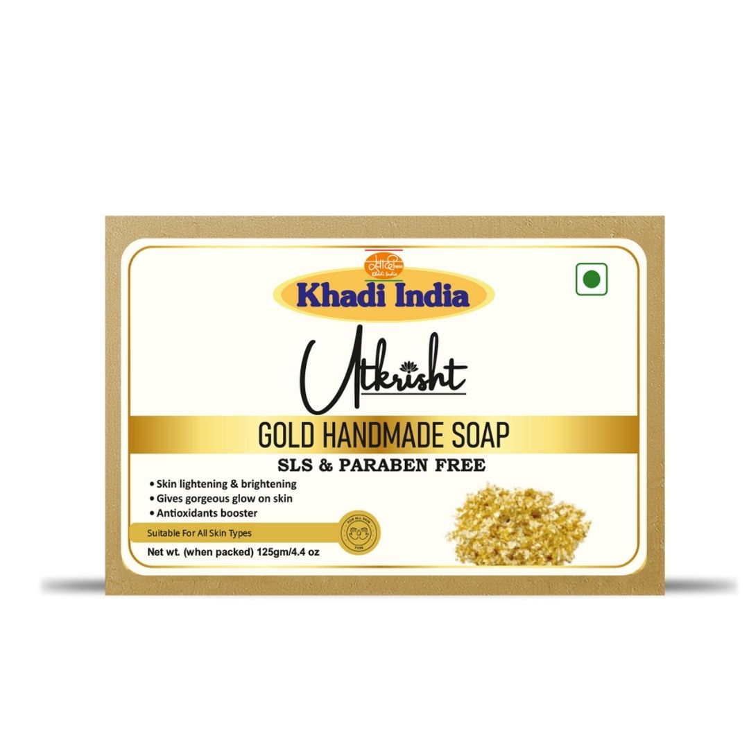 Utkrisht Khadi Gold Soap (125g)
