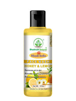 Bhudevam Naturals Khadi Herbal Honey Lemon Face Wash – Removes Dirt, Oil & Impurities Naturally- 210ML