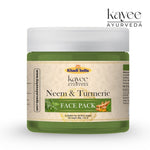 Kayee Ayurveda Neem Turmeric Face Pack for Oily & Acne-Prone Skin | Herbal Facial Mask with Neem & Haldi | Helps Deep Cleanse Skin, Remove Excess Oil & Surface Impurities While Supporting a Fresh & Balanced-Looking Complexion