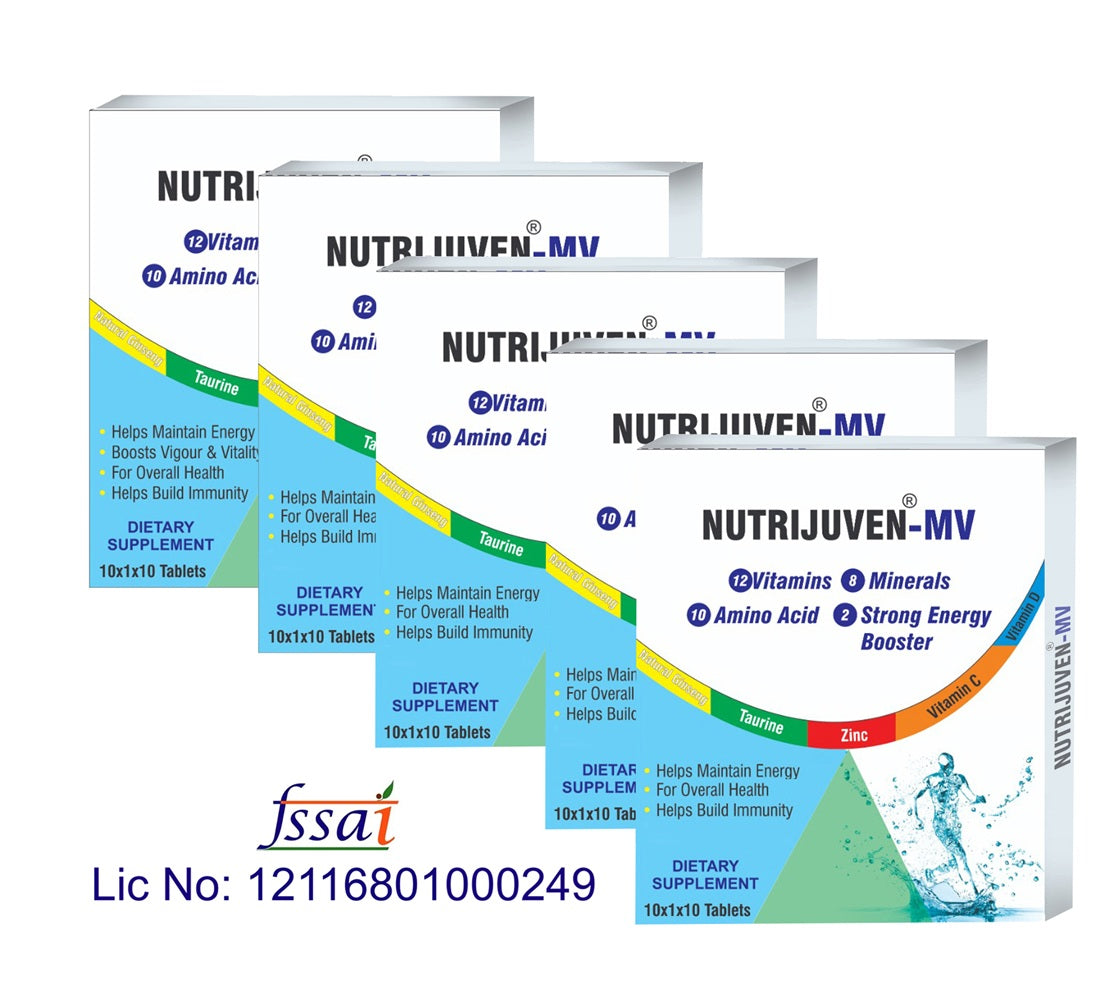 Nutrijuven MVVitamins Dietary Supplement - 10 Tablets