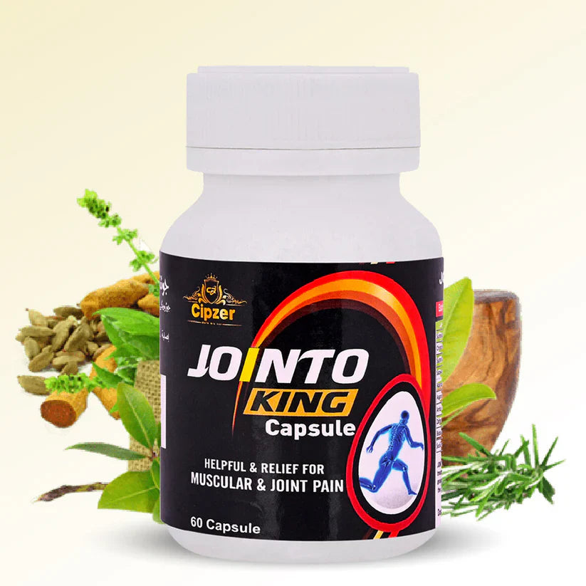 Cipzer Jointo King Capsule - 60 Capsules | Herbal Relief for Arthritis, Joint Pain, Mobility & Bone Strength