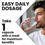 Raskam High Absorption Magnesium Glycinate -120 Vegetable Capsules ,1500mg