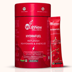 WishNew Wellness Hydrafuel Instant Energy Drink Mix Sachet Strawberry & Watermelon (10gm Each)