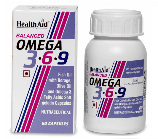 HealthAid Balanced Omega 3,6,9 Capsule - 60 Capsule