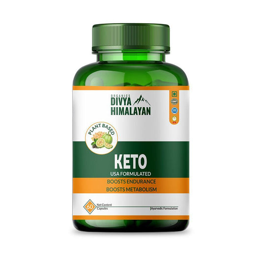 Divya Himalayan Keto Tablets  for Weight Management Natural & Advanced Fat Burner Supplement 800 MG, 60 Tablets  Green Tea Extract, Green Coffee Extract and Garcinia Cambogia Extract 60 tablets