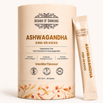 Herbs O’ Shrubs Ashwagandha KSM-66 Kicks | Root Extract with Organic Honey & Vanilla | Vitality Support | Convenient On-the-Go Energy & Focus Support, 30 Sticks
