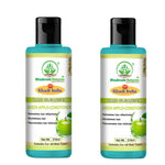 Bhudevam Naturals Khadi Green Apple Hair Shampoo + Conditioner for Soft, Silky & Frizz-Free Hair- 420ML (Pack of 2)