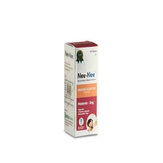 Nee-Nee Melatonin 3mg Innocent Sleep Aid Tablet (30 Each)