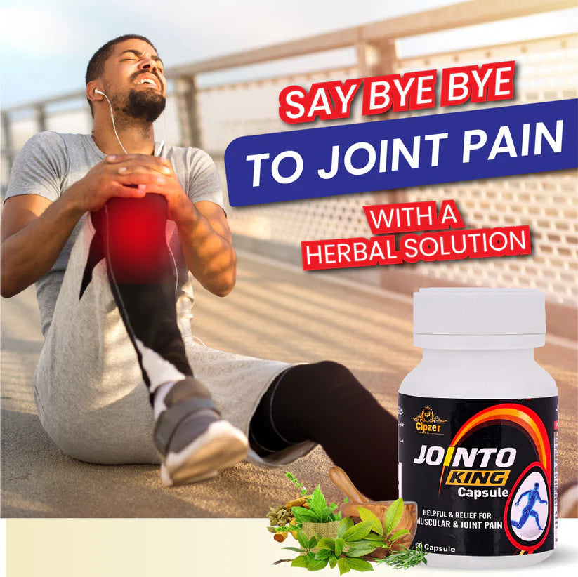 Cipzer Jointo King Capsule - 30 Capsules | Herbal Support for Arthritis, Joint Pain, Flexibility & Mobility
