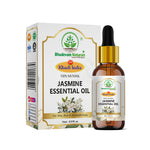 Bhudevam Naturals Khadi Jasmine Essential Oil for Aromatherapy, Skin Care, Hair Care, Stress Relief, Diffuser & Massage - 15ml