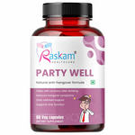Raskam Party Well 60 Capsules- Anti Hangover Formula