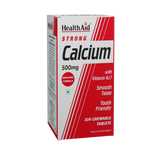 HealthAid Calcium 500 mg Chewable Tablet - 30 Chewable Tablet