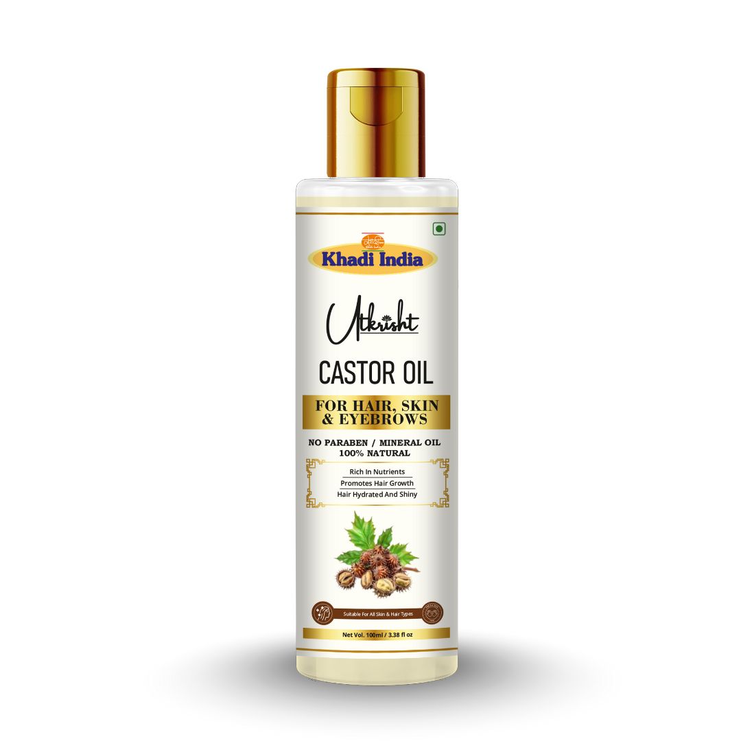 Utkrisht Khadi Castor Oil (100ml)