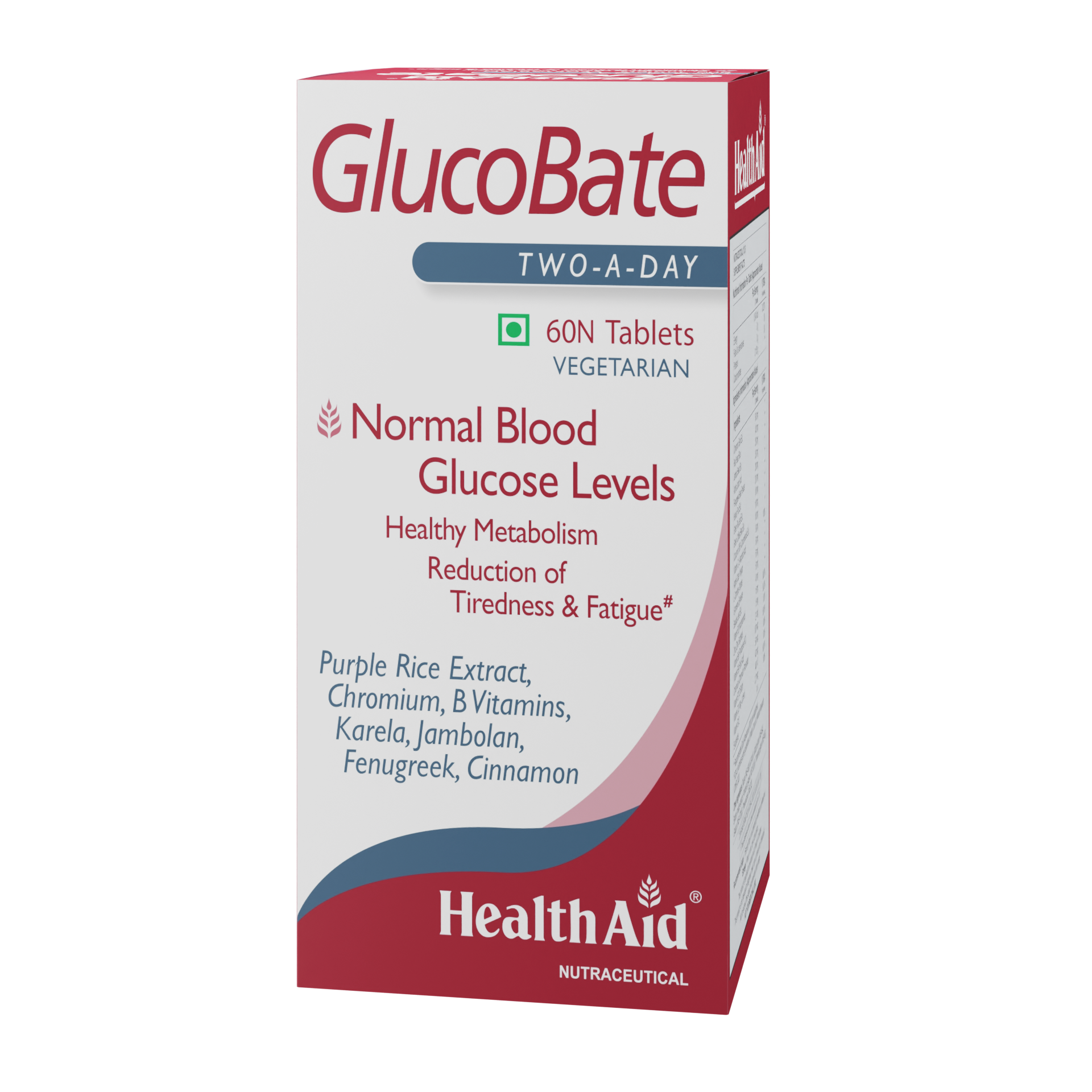 HealthAid Glucobate Vegetarian Tablet - 60 Tablets
