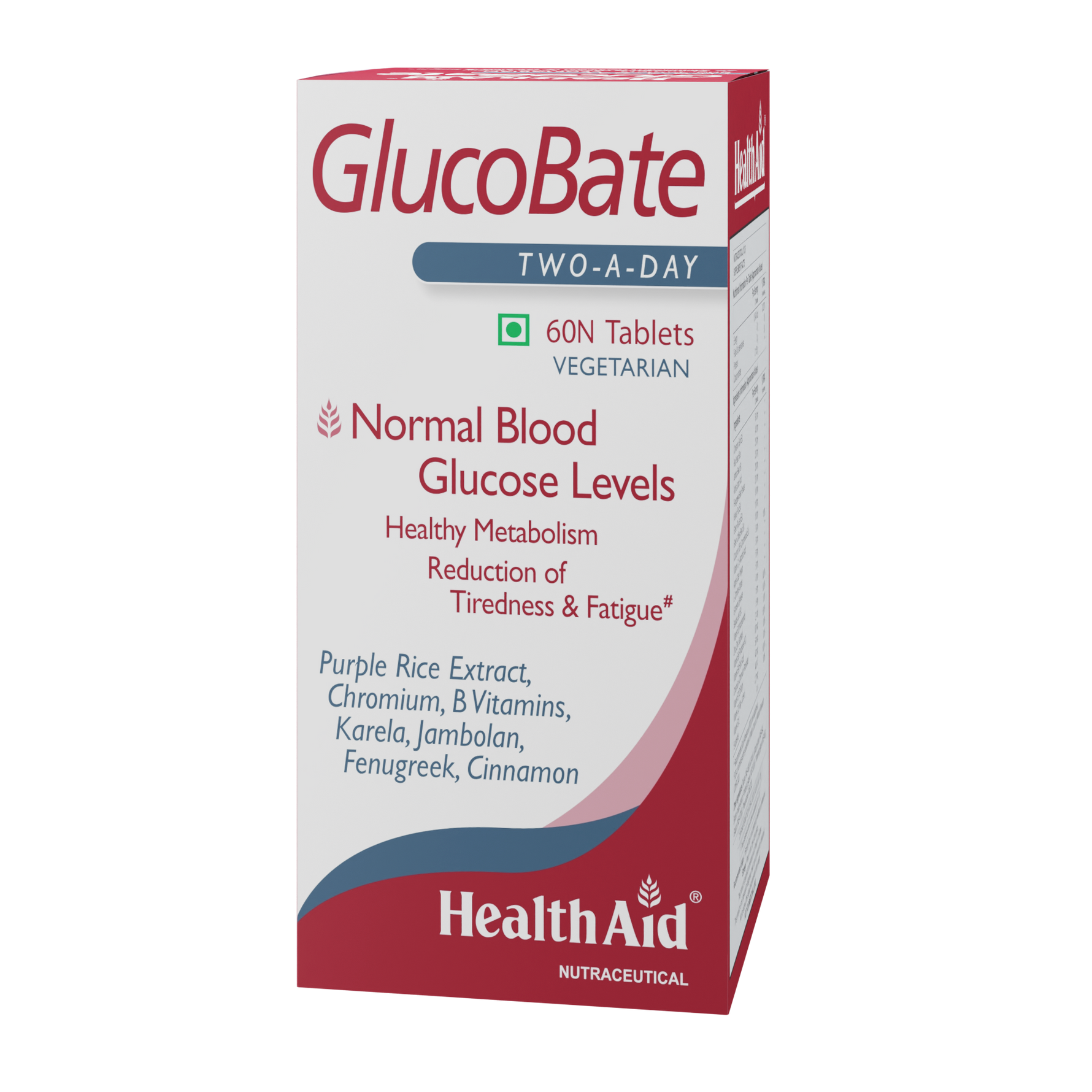 HealthAid Glucobate Vegetarian Tablet - 60 Tablets