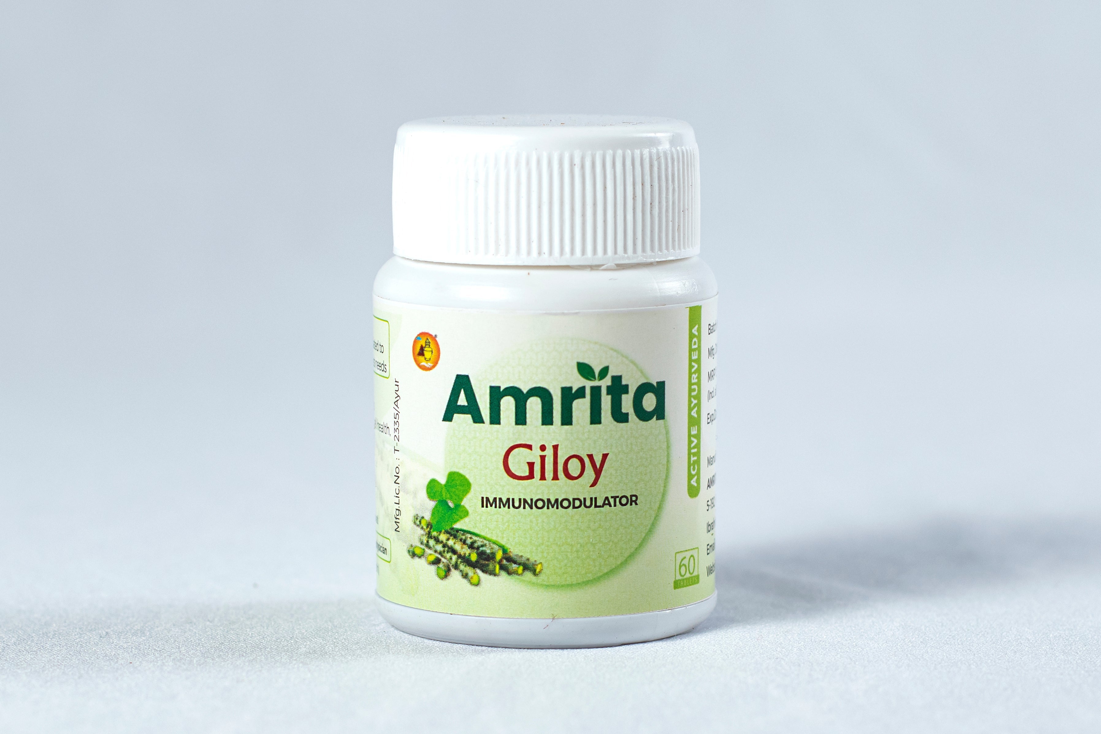 Amrita Giloy Ghanvati Tablets – Traditional Ayurvedic Vitality & Wellness Support – 60 Tablets