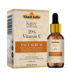 Kayee Ayurveda 20% Vitamin C Face Serum for Face | Brightening & Antioxidant Facial Serum for Dull & Uneven-Looking Skin | Helps Improve the Appearance of Dark Spots, Uneven Skin Tone & Skin Texture | Lightweight Daily Skincare for Women & Men | 30 ml