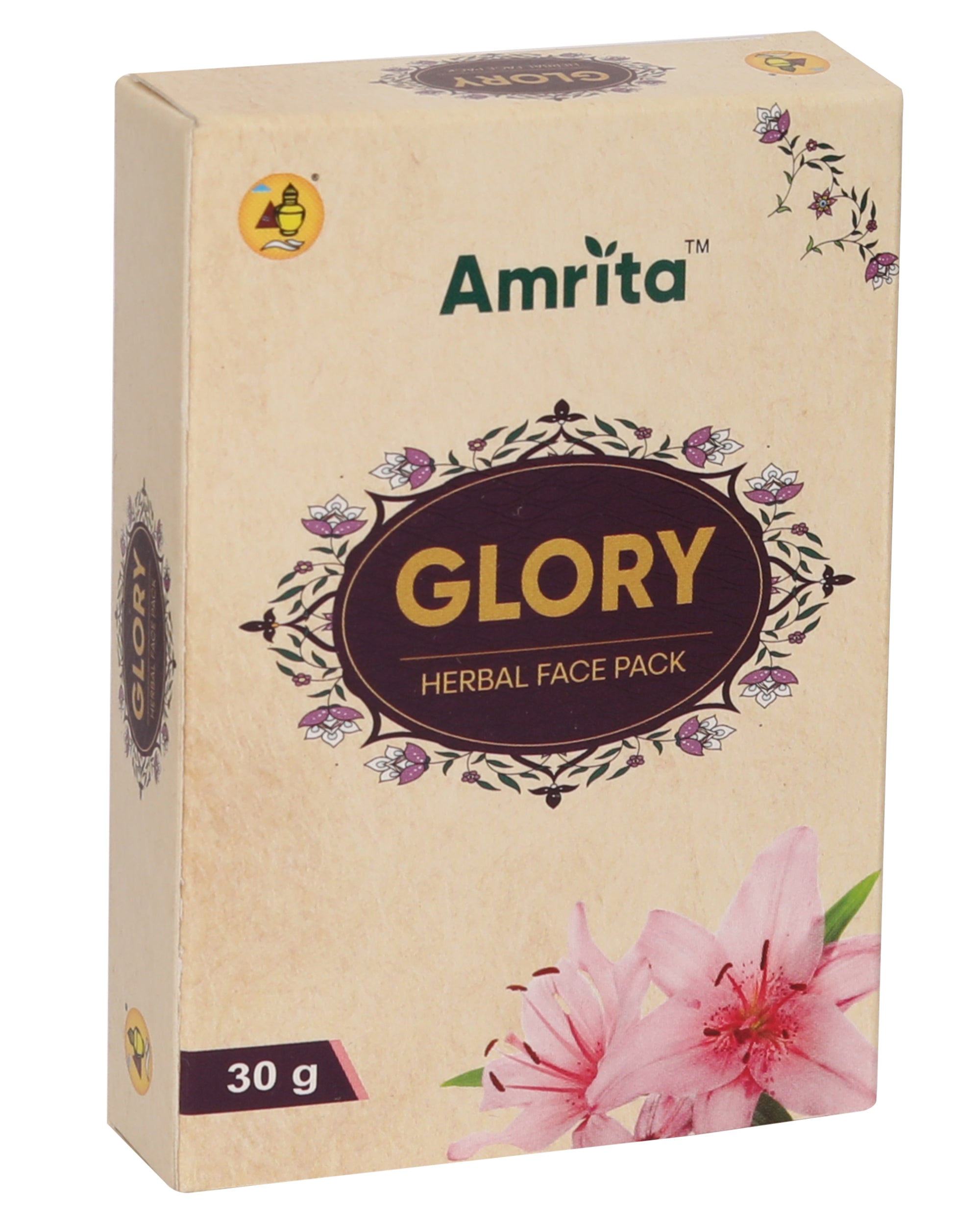 Amrita Glory Herbal Face Pack - 30gm Face Pack