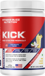 FB Nutrition Kick High Stim Pre-Workout Supplement - Pina Colada - 400gm