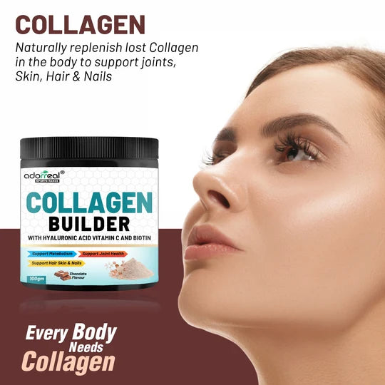 Adorreal Collagen Builder Powder Chocolate - 100gm