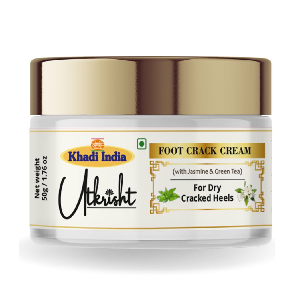 Khadi Essentials Foot Crack Repair Cream (50g) | Deep Moisturizing Cream for Dry, Rough & Cracked Heels