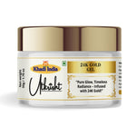 Khadi 24K Gold Face Gel for Glowing & Brightening Skin | Hydrating Gel for Dull & Tired-Looking Skin | Lightweight, Non-Sticky & Non-Greasy Face Moisturizer | For Men & Women | 50 gm