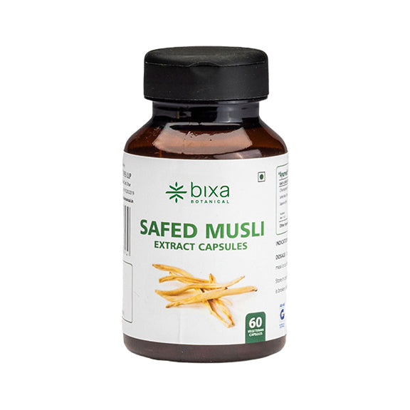 Bixa Botanical Safed Musli Extract 60 Capsules