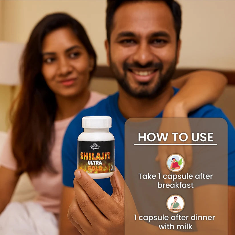 Cipzer Shilajit Ultra Gold Capsule - 30 Capsules