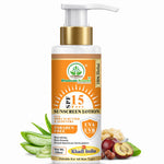 Bhudevam Naturals Khadi SPF 15 Sunblock Lotion for Face & Body | Daily UV Protection Moisturizing Sunscreen- 100ML