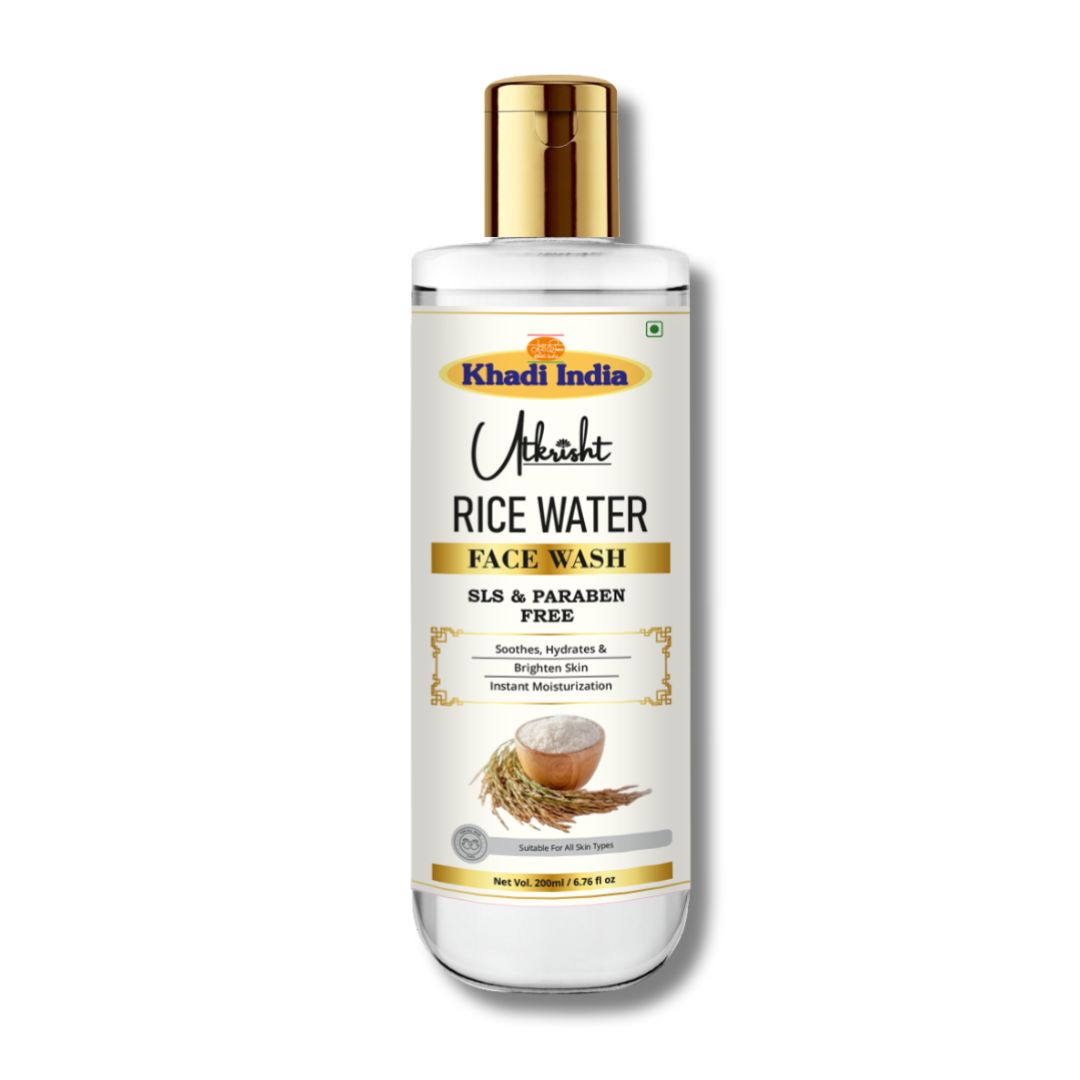 Utkrisht Khadi Rice Water Face Wash (200ml)