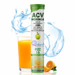 Raskam Apple Cider Vinegar (ACV) Moringa | Master Your Appetite & Boost Immunity | Natural Energy with Antioxidants | No Added Sugar | Orange Flavor | 15 Fizz Tablets (500mg)