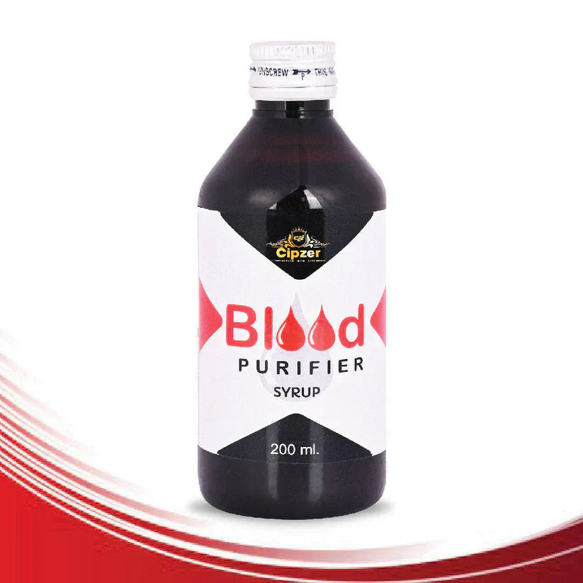 Cipzer Blood Purifier Syrup 200ml | Herbal Formula for Clear Skin, Detox Support & Healthy Blood