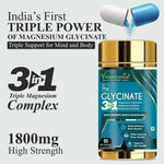 Vitaminnica Triple Magnesium Complex - High Absorption Glycinate, Citrate & Malate, 90 Veg Caps