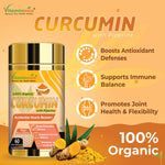 Vitaminnica Curcumin with Piperine Capsules - Joint Mobility & Immune Support, 60 Count