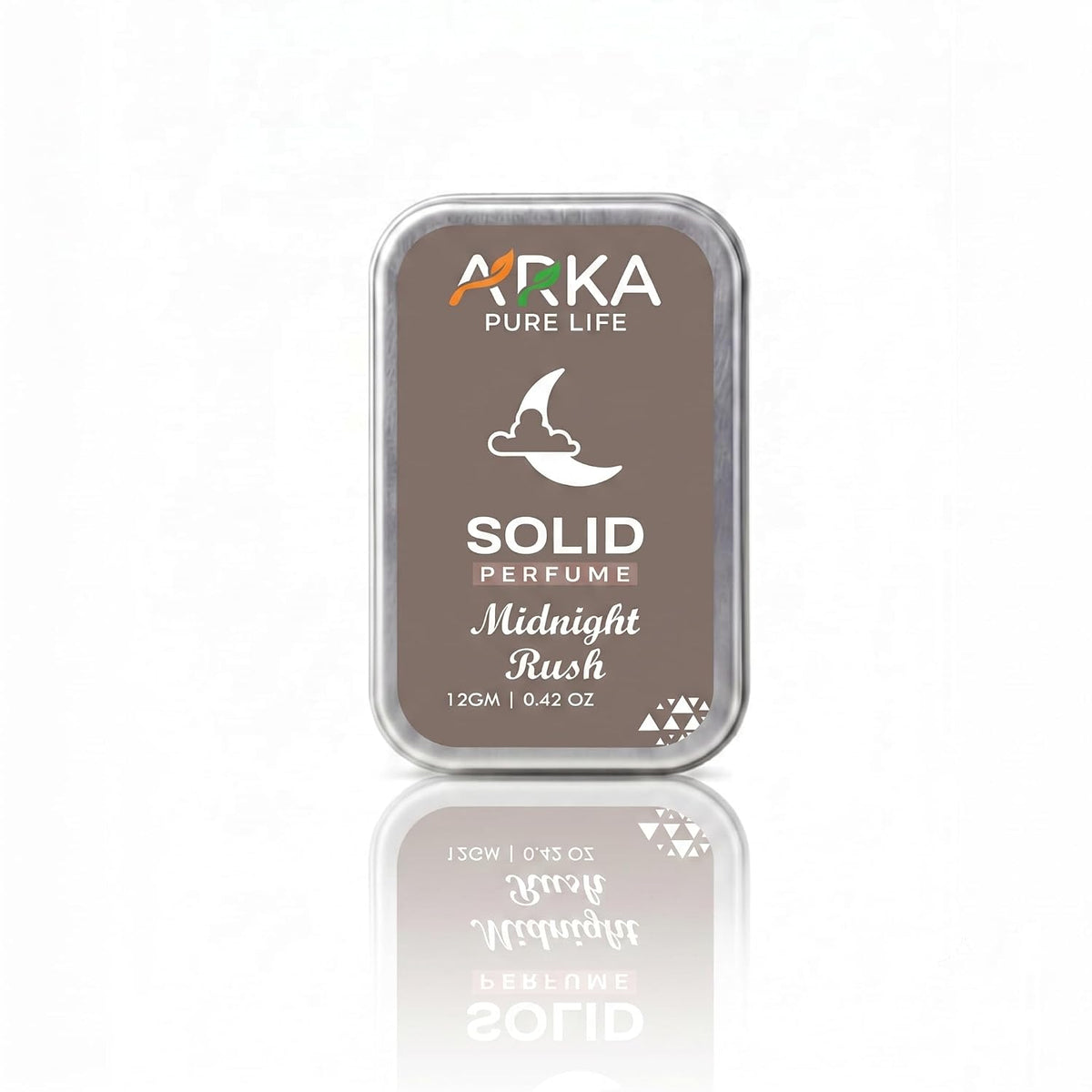 Arka Pure Life Premium Midnight Rush Solid Perfume – Fragrance Balm for Men & Women, Travel-Friendly & Easy to Apply – 12g