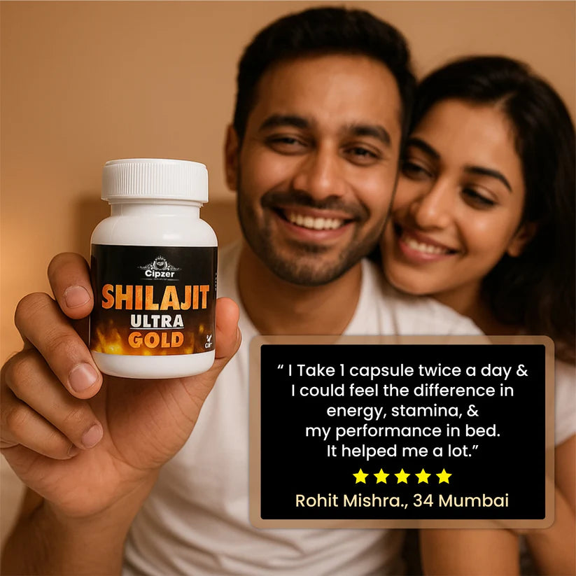 Cipzer Shilajit Ultra Gold Capsule - 30 Capsules