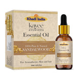Kayee Ayurveda Sandalwood Aroma Essential Oil for Diffuser & Aromatherapy, Warm Woody Fragrance Oil for Meditation, Yoga, Massage, Spa & Home Fragrance, Multi-Purpose Essential Oil | 15 ml