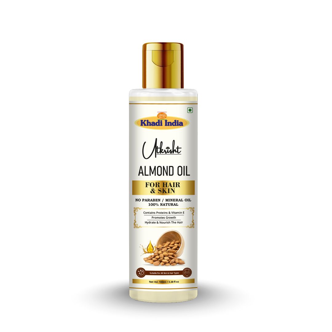 Utkrisht Khadi Almond Hair Oil (100ml)