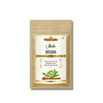 Khadi Brown Hair Mehndi | Natural Henna-Based Herbal Hair Colour | With Amla, Bhringraj & Neem | Helps Cover Grey Hair & Condition Hair | 80 gm