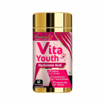Vitaminnica Vita Youth Capsules - Natural Anti-Aging & Skin Elasticity Support, 60 Count