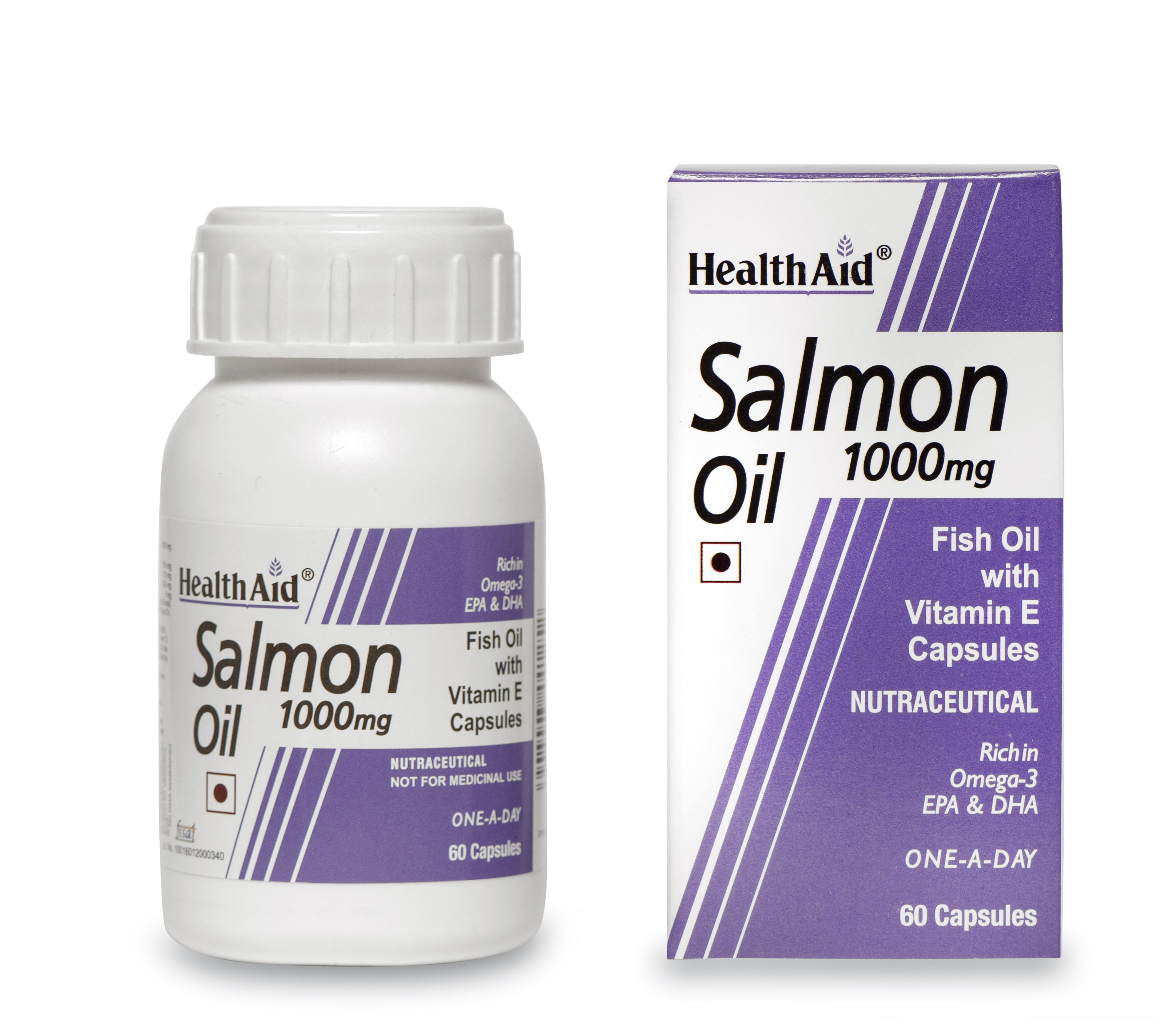 HealthAid Salmon Oil 1000mg Capsule - 60 Capsule
