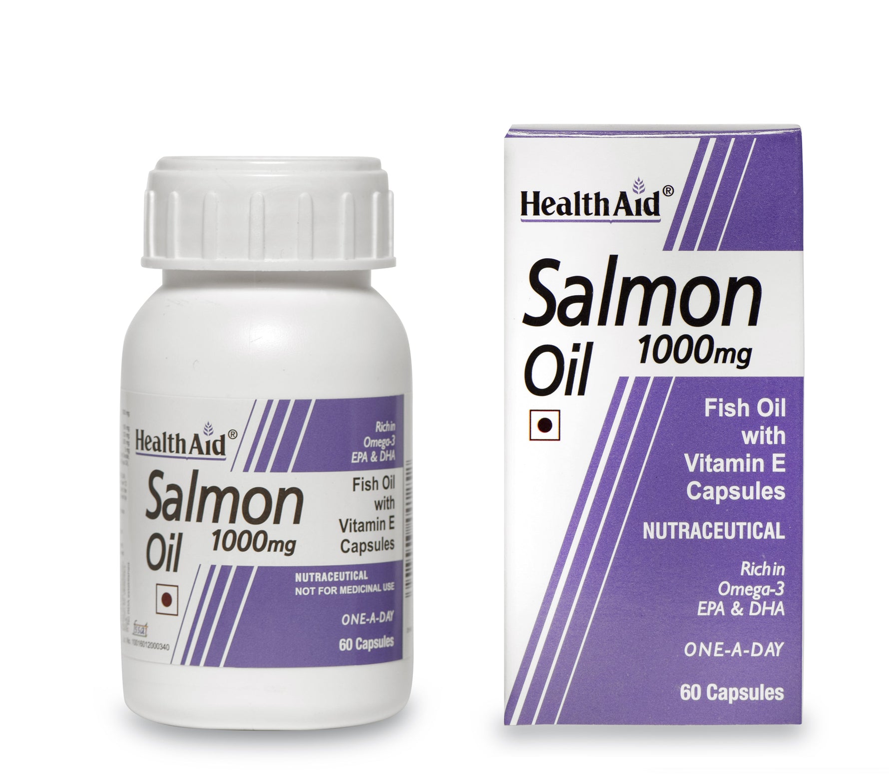 HealthAid Salmon Oil 1000mg Capsule - 60 Capsule