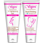 Vigini Vaginal V Tightening Lightening Moisturizing Gel + Bust Firming Breast Enlargement Cream