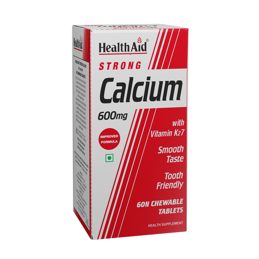 HealthAid Strong Calcium 600 mg Chewable Tablet - 60 Chewable Tablet