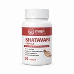 MAPL Shatavari Capsules | Organic Ayurvedic Supplement for Women | Supports Hormonal Balance, Stress Resistance, Immunity & Vitality | 60 Capsules