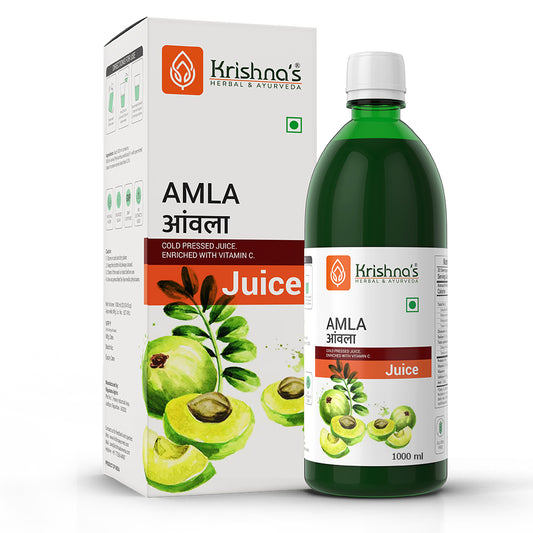 Krishna's Herbal & Ayurveda Amla Juice (1000ml) - Pack of 2