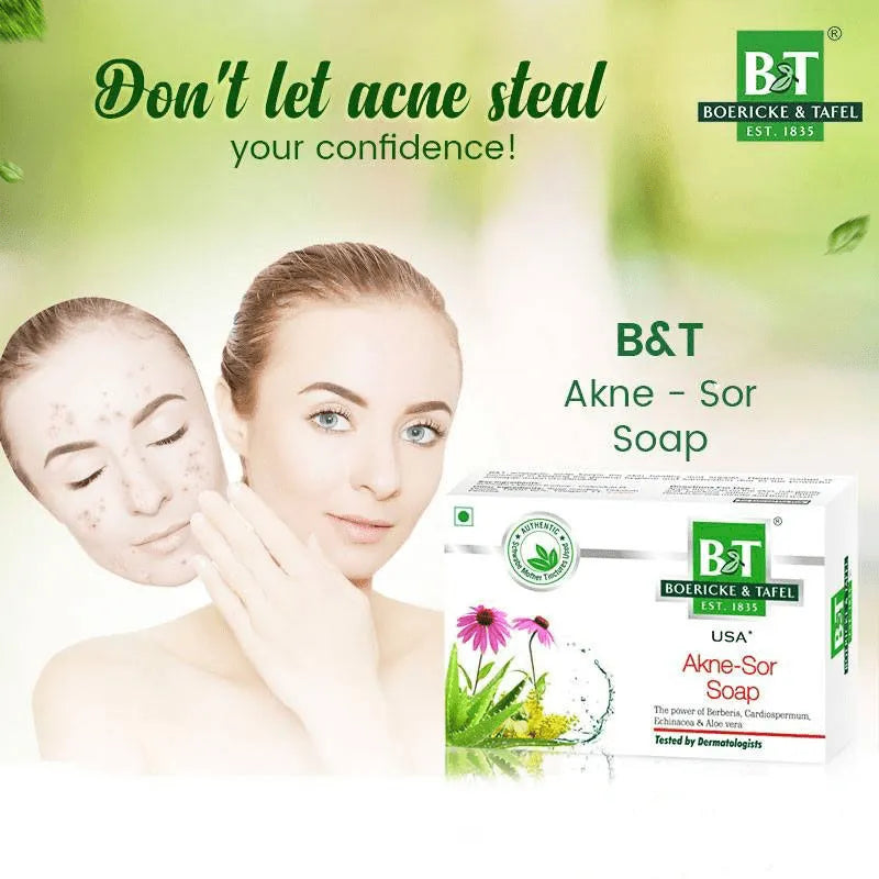 Boericke & Tafel Akne-Sor Soap - 75gm ( acne & skin problems)